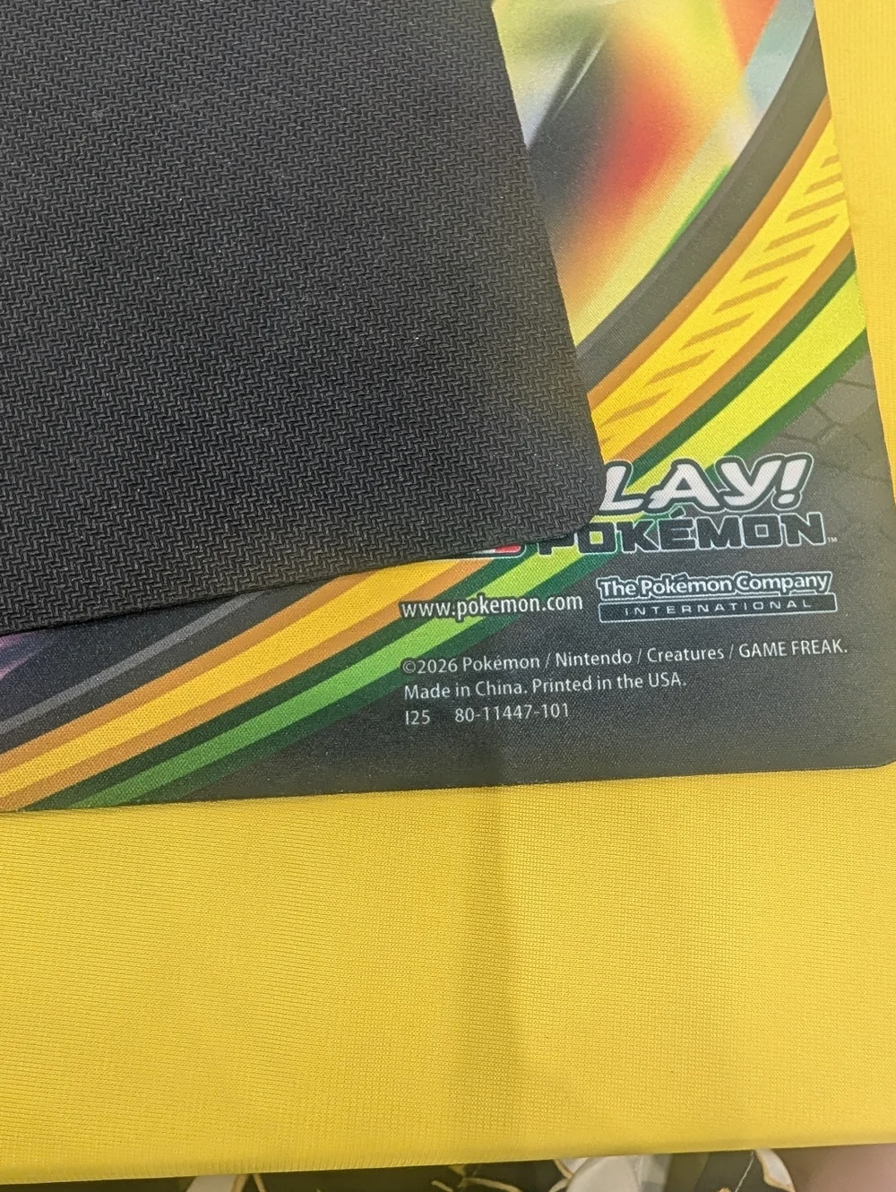 Pokémon Play! TCG Regional Playmat — Black, Red,‎ Green Zygrade Orlando 2026